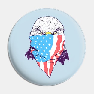 Masked Eagle Pin