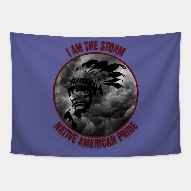 I Am The Storm Tapestry by Tea Time Shop