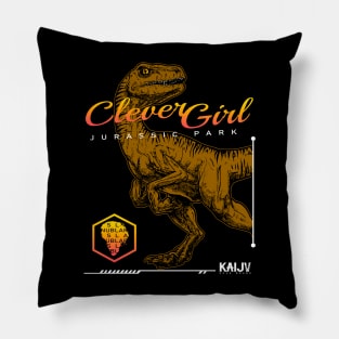 Clever Girl Raptor Pillow