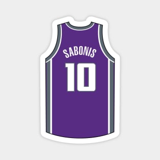 Domantas Sabonis Sacramento Jersey Qiangy Magnet