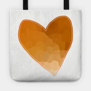 Gold Mosaic Heart Tote