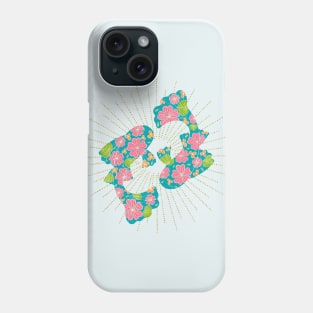 Floral koi Phone Case