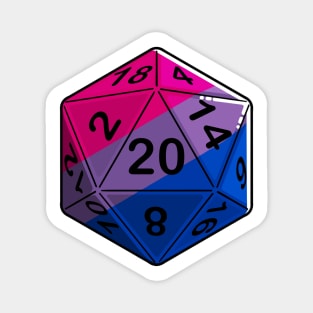 Bi Pride d20 Magnet