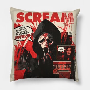 Horror Movie Comic Cover Pillow