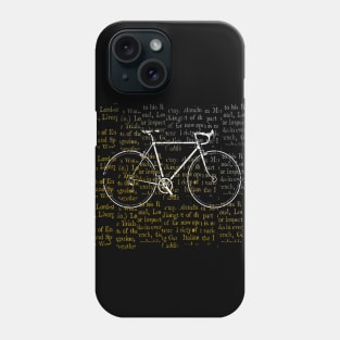 ciclismo  vintage tour Phone Case