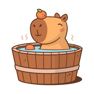 Capybara Hot Tub T-Shirt