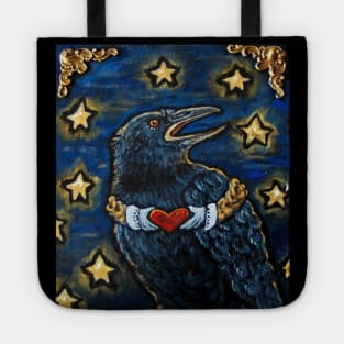 CLADDAGH RAVEN HEART CELTIC KNOTS Tote