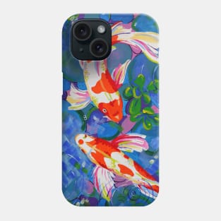 Koi - Acrylic koi fish painting Phone Case