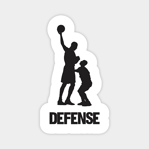 Defense - Basketball Shirt Magnet by C&F Design