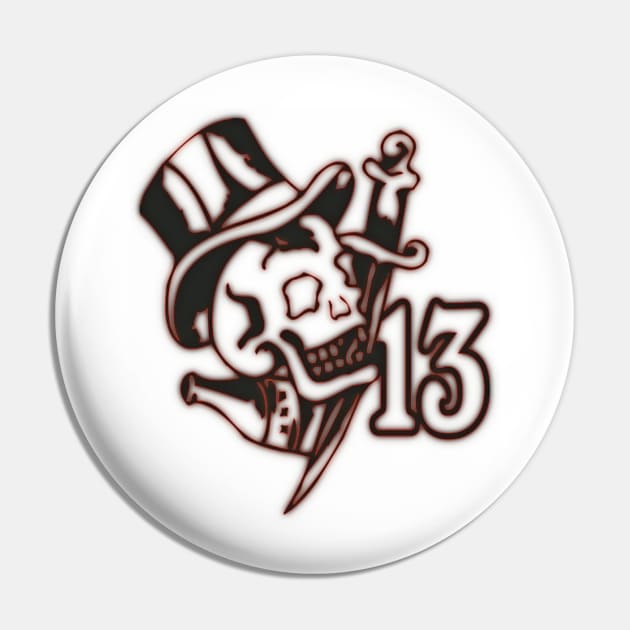 Lucky No. 13 Pin by Andyt