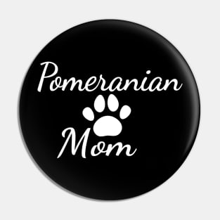 Pomeranian Dog Mom Pin