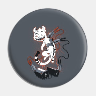 Cyber Cat Pin