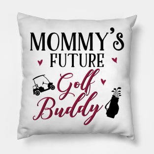 Golf Mom and Baby Matching T-shirts Gift Pillow