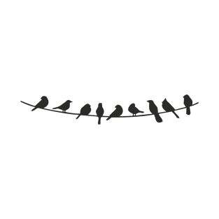 Birds on a wire T-Shirt