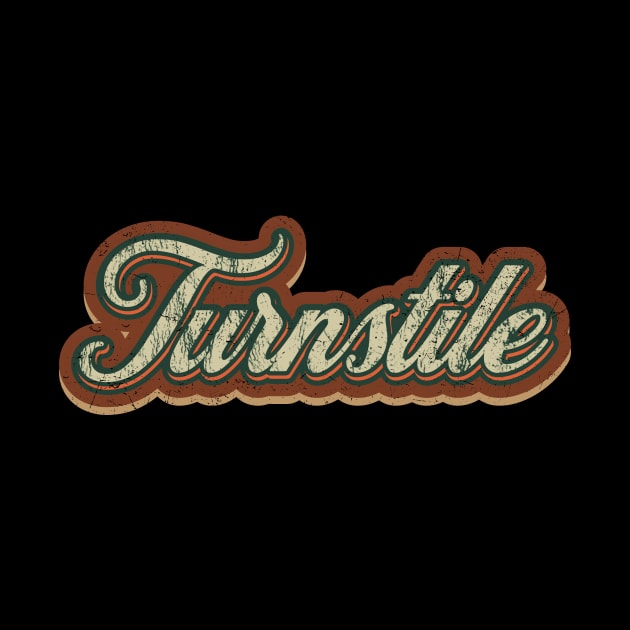 Turnstile Vintage Text by Skeletownn