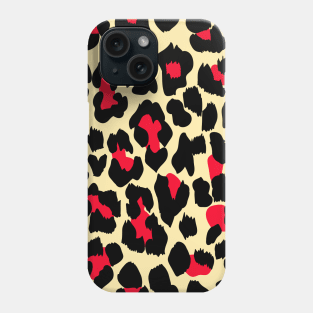 LEOPARD YELLOW PINK Phone Case