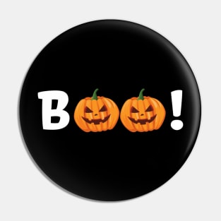 Fun Halloween Boo Apparel Pin