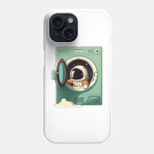 Astronaut in washer Phone Case