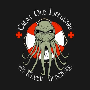 Great Old Lifeguard - dark background T-Shirt