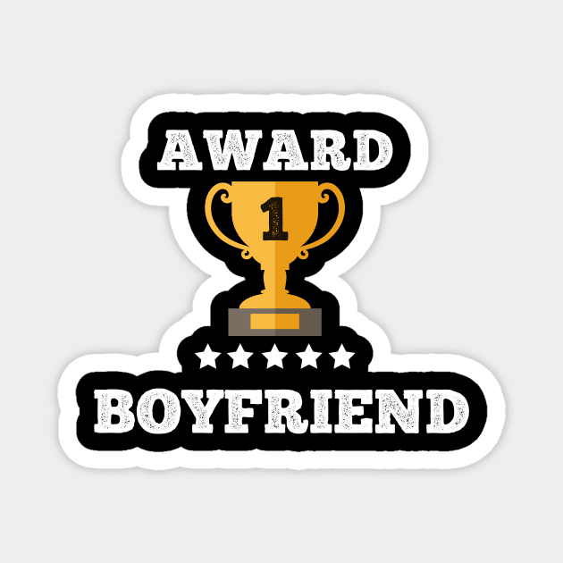 Award gift boyfriend trophy gift idea love gift Magnet by Flipodesigner