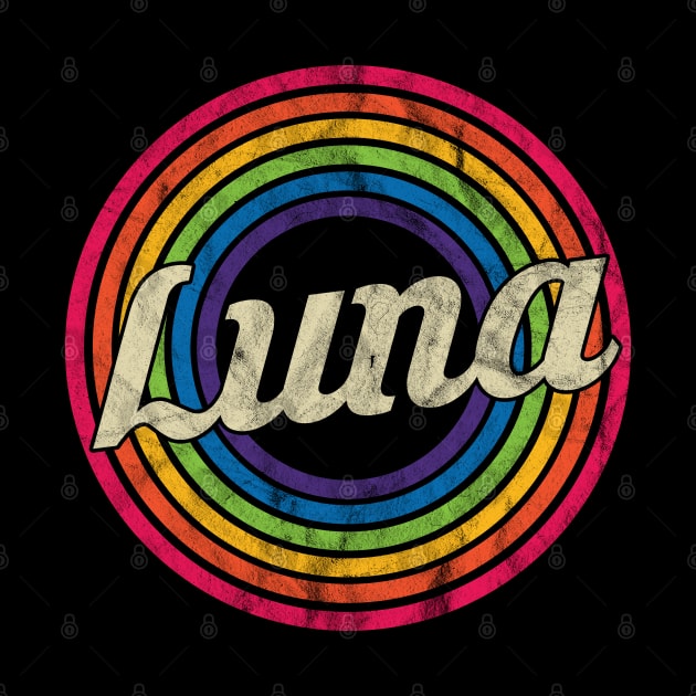 Luna - Retro Rainbow Faded-Style by MaydenArt