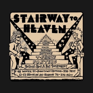 1980s Stairway to Heaven - Boston, Massachusetts T-Shirt