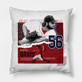 austin davis baseball Pillow