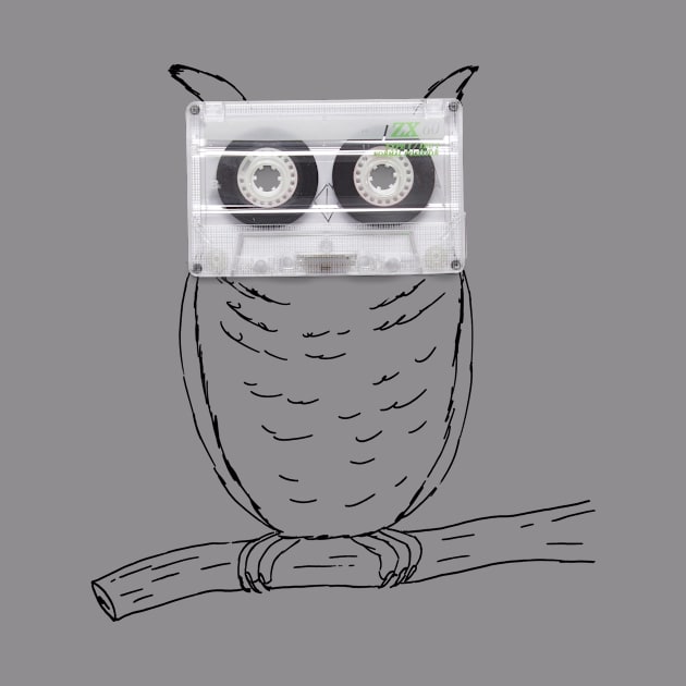 Owl cassette by cintascotch