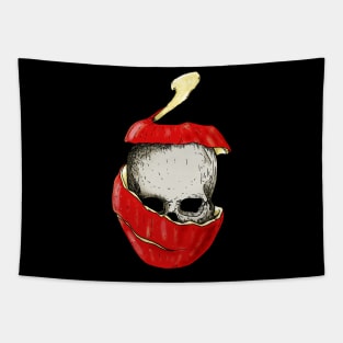 Apple Skull Tapestry