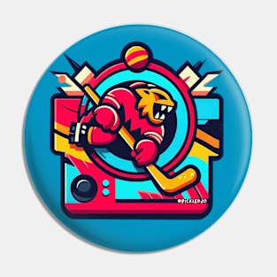 Hockey Logo Pin