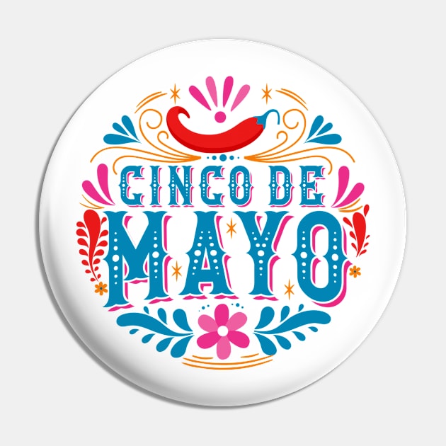 Cinco de Mayo Pin by CafePretzel