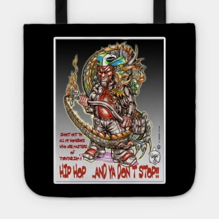 TRIBUTE TO DJ's AND TURNTABLISM Tote