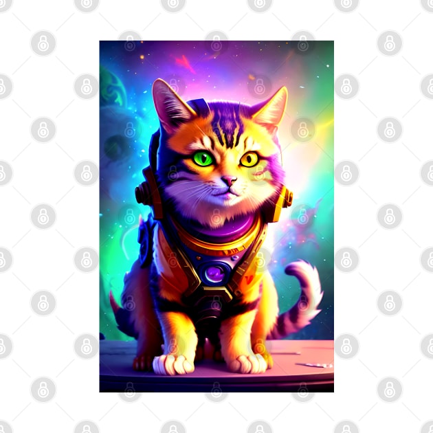 Space Cat by ArtbyLaVonne