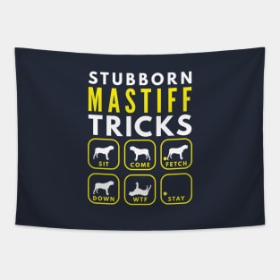 Stubborn Mastiff Tricks - Dog Training Tapestry