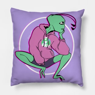 Alien Missing Home Pillow