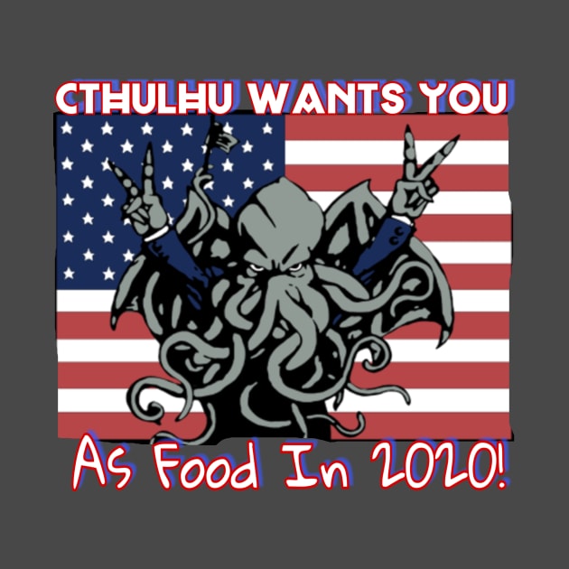 Cthulhu For President by Cult Classic Clothing 