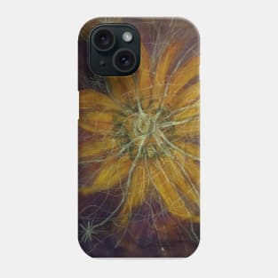 The first or Maybe The Second Sunflower in Space Phone Case