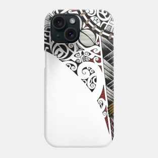 Polynesian tattoo design "CedMa" Phone Case