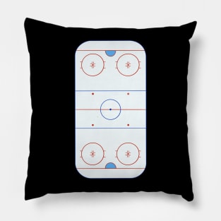 Hockey rink diagram Pillow