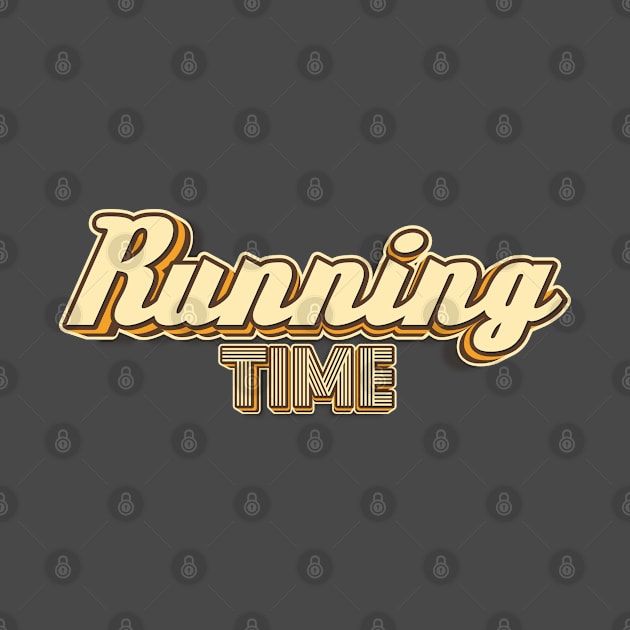 Running Time typography by KondeHipe