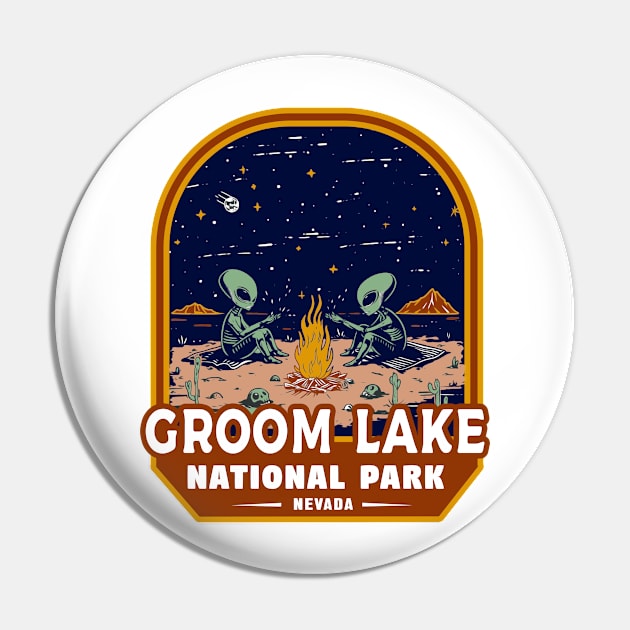 Groom Lake National Park varient Pin by Alan'sTeeParty