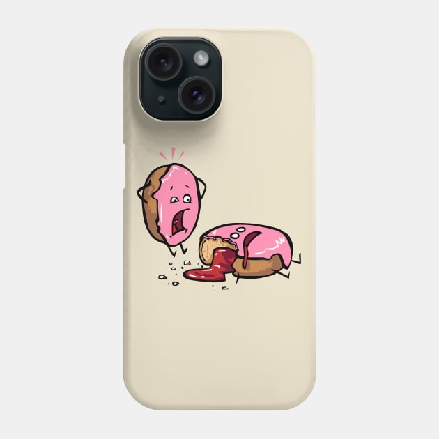 Donut Suicide Discovery Phone Case by DavesTees