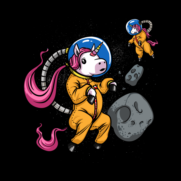 Unicorn Space Astronaut by underheaven