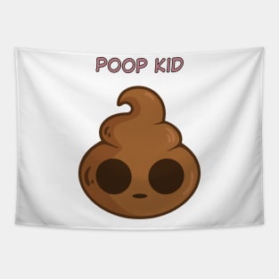 Poop Kid Tapestry