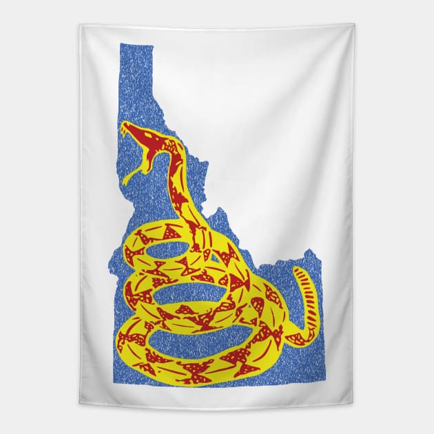 Idaho Gadsden Snake Tapestry by PelagiosCorner