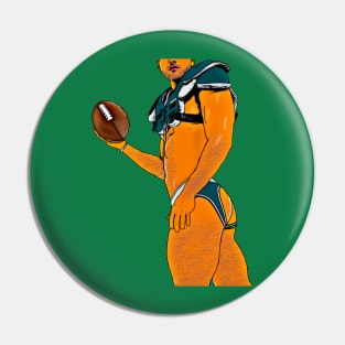 Tight End (Art) Pin