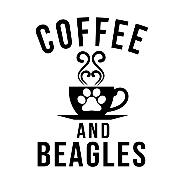 Disover coffee and beagles gift - Coffee And Beagles - T-Shirt