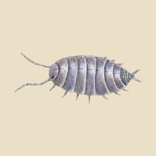 Porcellionides pruinosus "powder blue" Isopod T-Shirt