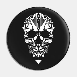 Musical Skull Pin