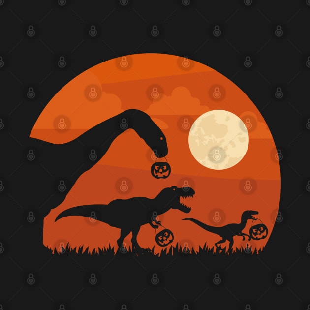 Dinosaur Halloween T-Rex Velociraptor Brontosaurus by RAWRTY ANIMALS